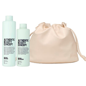 AMPLIFY Pack Cleanser + Conditioner + Bolso