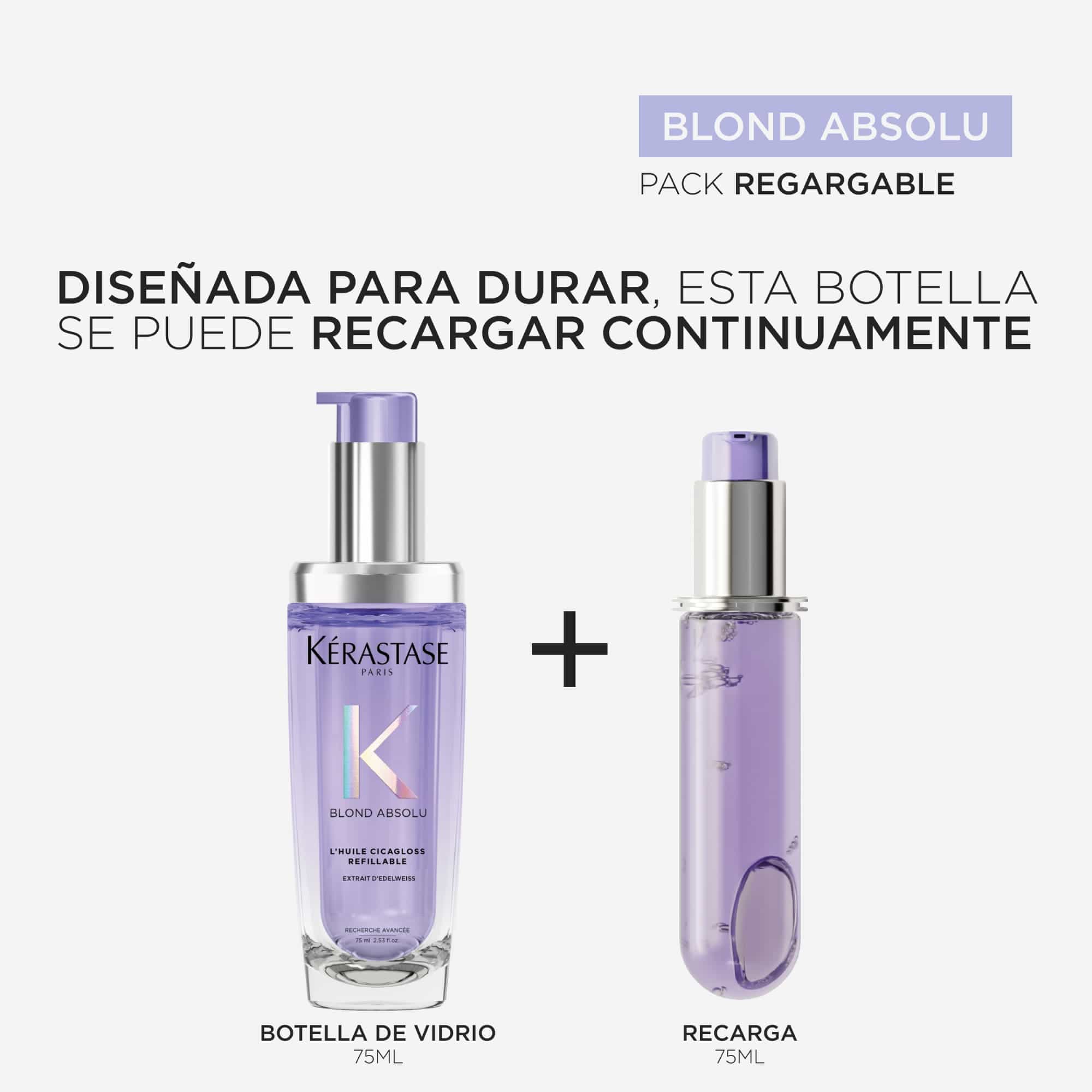 KÉRASTASE Aceite Capilar KERASTASE BLOND ABSOLU Huile Cicagloss Recarga 75ml Roberta Beauty Club Tienda Online Productos de Peluqueria