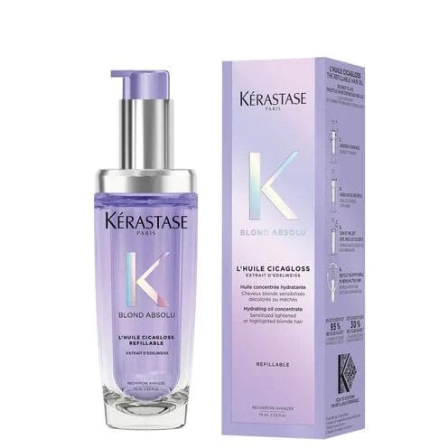 KÉRASTASE Aceite Capilar KERASTASE BLOND ABSOLU Huile Cicagloss Recargable 75ml Roberta Beauty Club Tienda Online Productos de Peluqueria