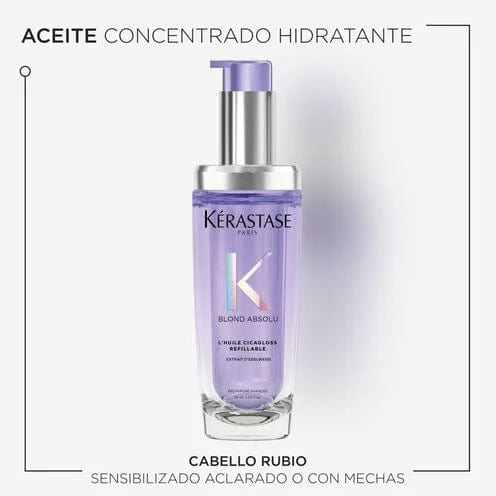 KÉRASTASE Aceite Capilar KERASTASE BLOND ABSOLU Huile Cicagloss Recargable 75ml Roberta Beauty Club Tienda Online Productos de Peluqueria