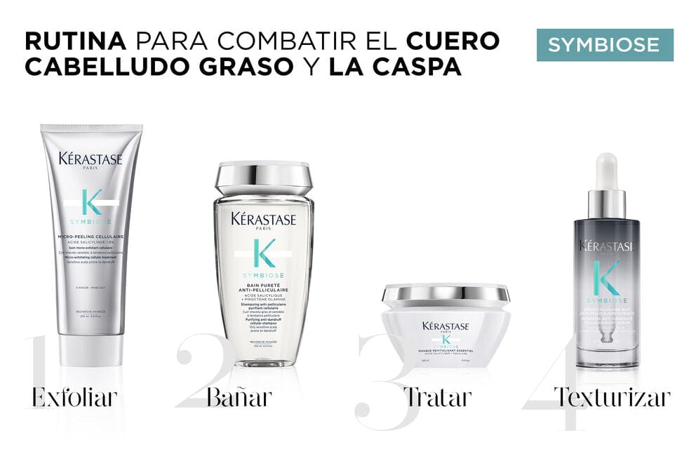 KÉRASTASE Champú KERASTASE SYMBIOSE Bain Purete Anti- Pelliculaire Champú 500 ml Roberta Beauty Club Tienda Online Productos de Peluqueria