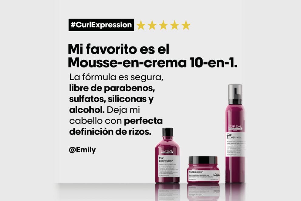 L'Oréal Professionnel Mascarilla Capilar L'OREAL SERIE EXPERT CURL EXPRESSION Mascarilla Hidratante Rica Intensiva 250ml Roberta Beauty Club Tienda Online Productos de Peluqueria