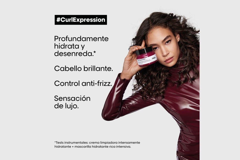 L'Oréal Professionnel Mascarilla Capilar L'OREAL SERIE EXPERT CURL EXPRESSION Mascarilla Hidratante Rica Intensiva 250ml Roberta Beauty Club Tienda Online Productos de Peluqueria