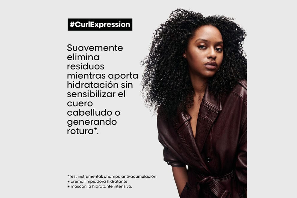 L'Oréal Professionnel Shampoo L'OREAL SERIE EXPERT CURL EXPRESSION Champú Gel Limpiador Anti-Acumulación 300ml Roberta Beauty Club Tienda Online Productos de Peluqueria