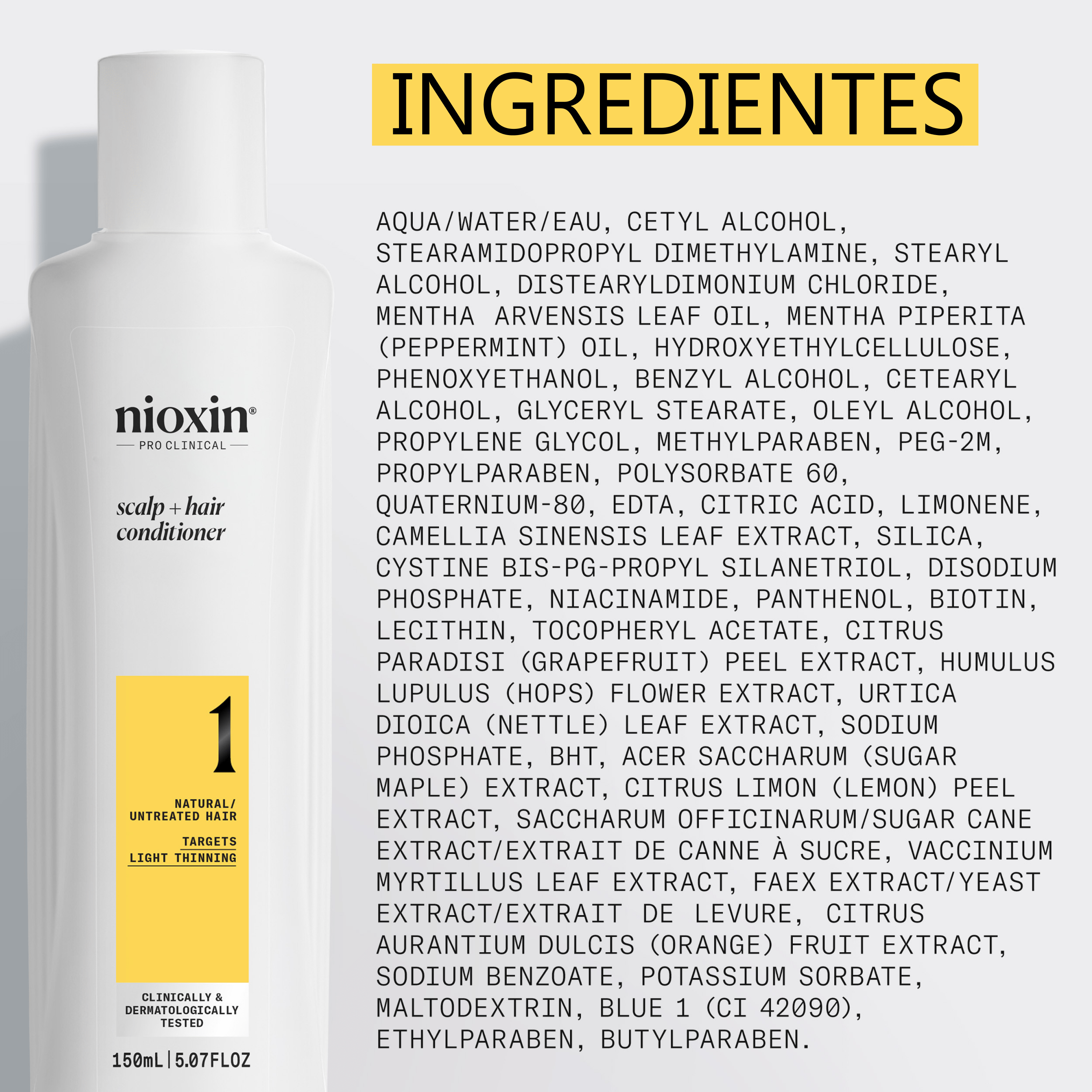 Nioxin Acondicionador SYSTEM 1 SCALP THERAPY Acondicionador Step 2 Cabello Natural 300ml Roberta Beauty Club Tienda Online Productos de Peluqueria