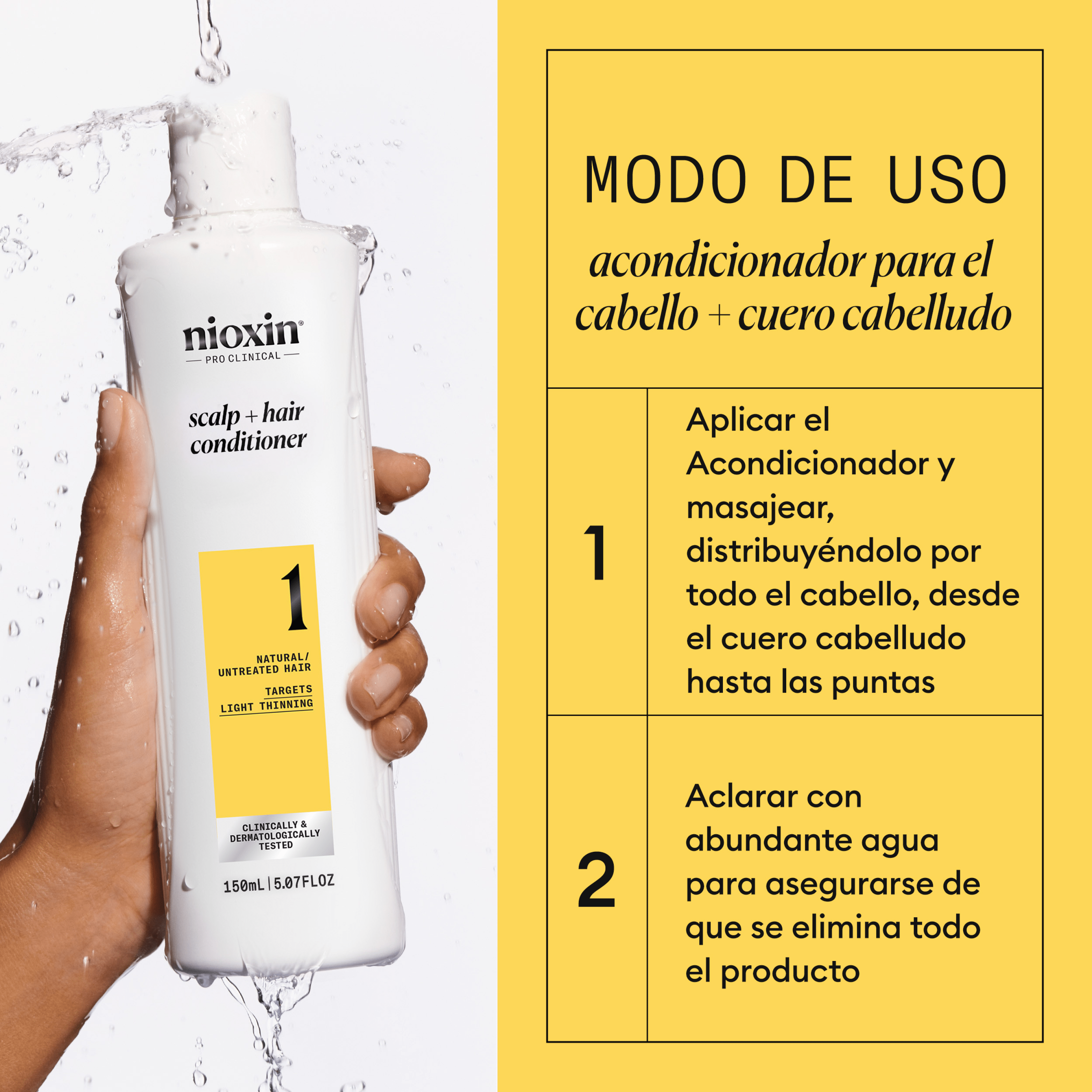 Nioxin Acondicionador SYSTEM 1 SCALP THERAPY Acondicionador Step 2 Cabello Natural 300ml Roberta Beauty Club Tienda Online Productos de Peluqueria