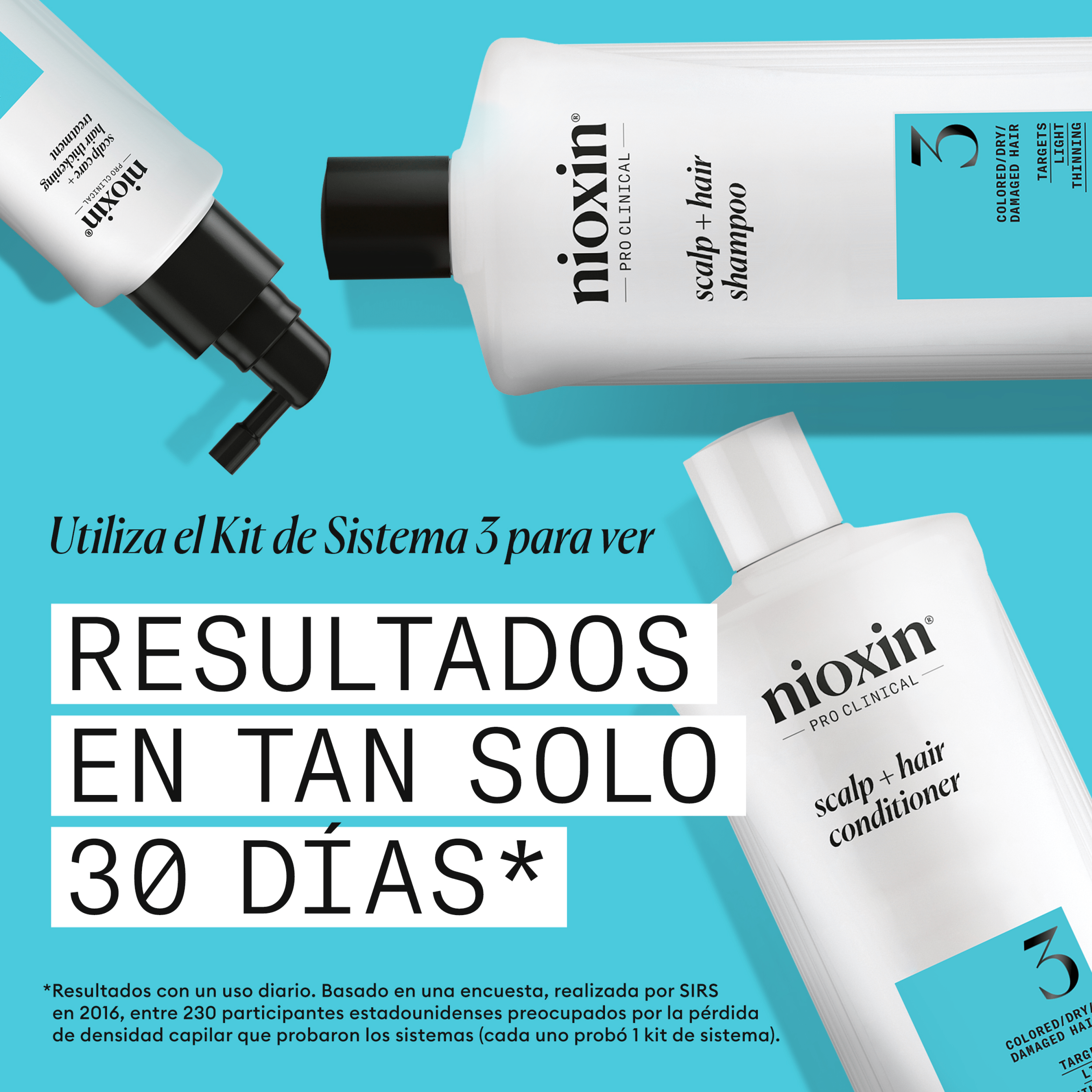 Nioxin Acondicionador SYSTEM 3 SCALP THERAPY Acondicionador Step 2 Cabello Teñido 300ml Roberta Beauty Club Tienda Online Productos de Peluqueria