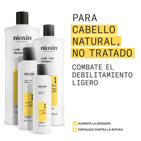 Nioxin Champú SYSTEM 1 CLEANSER Champú Step 1 Cabello Natural300ml Roberta Beauty Club Tienda Online Productos de Peluqueria