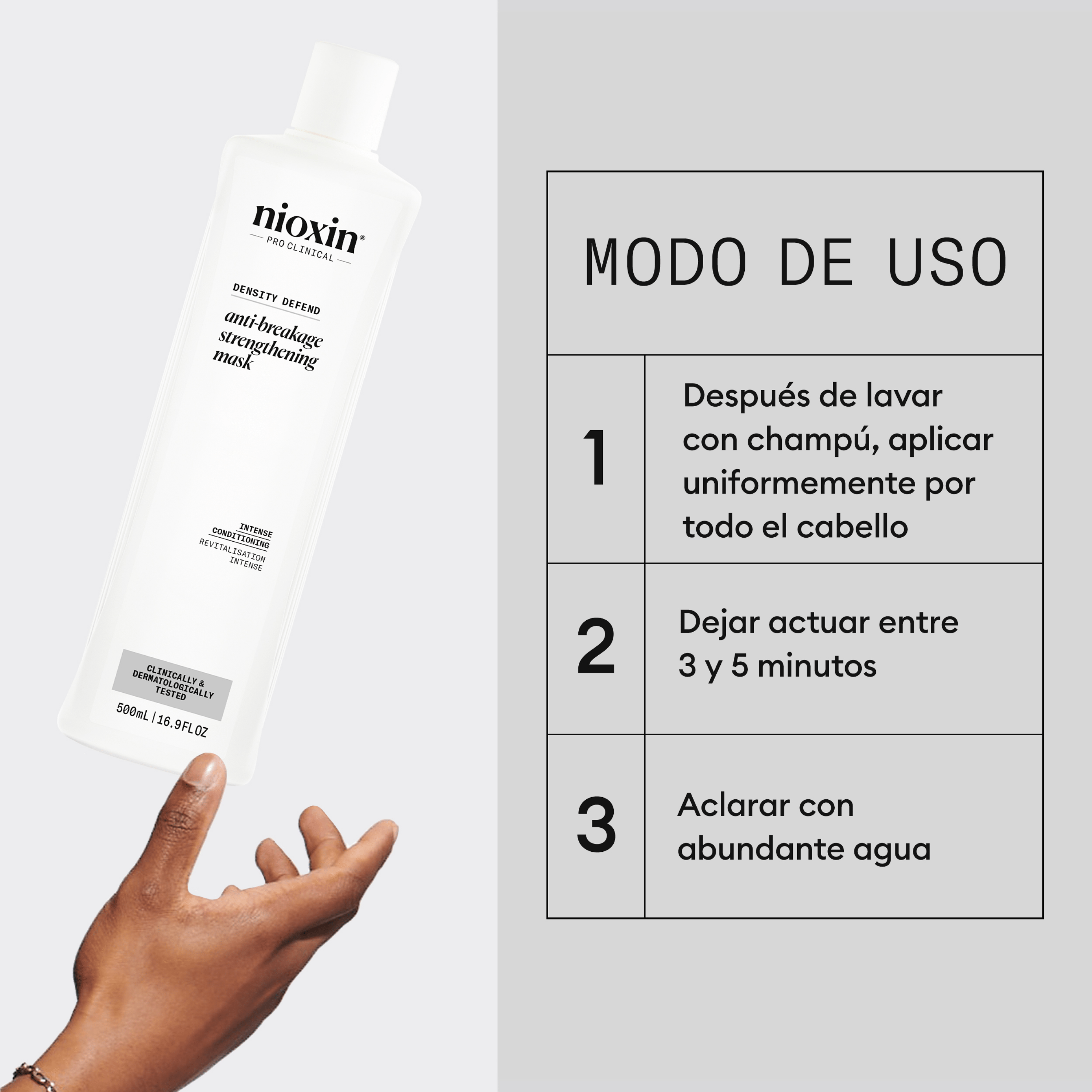 Nioxin Mascarilla Capilar 3D INTENSIVE Deep Protect Density Mask 500ml Roberta Beauty Club Tienda Online Productos de Peluqueria