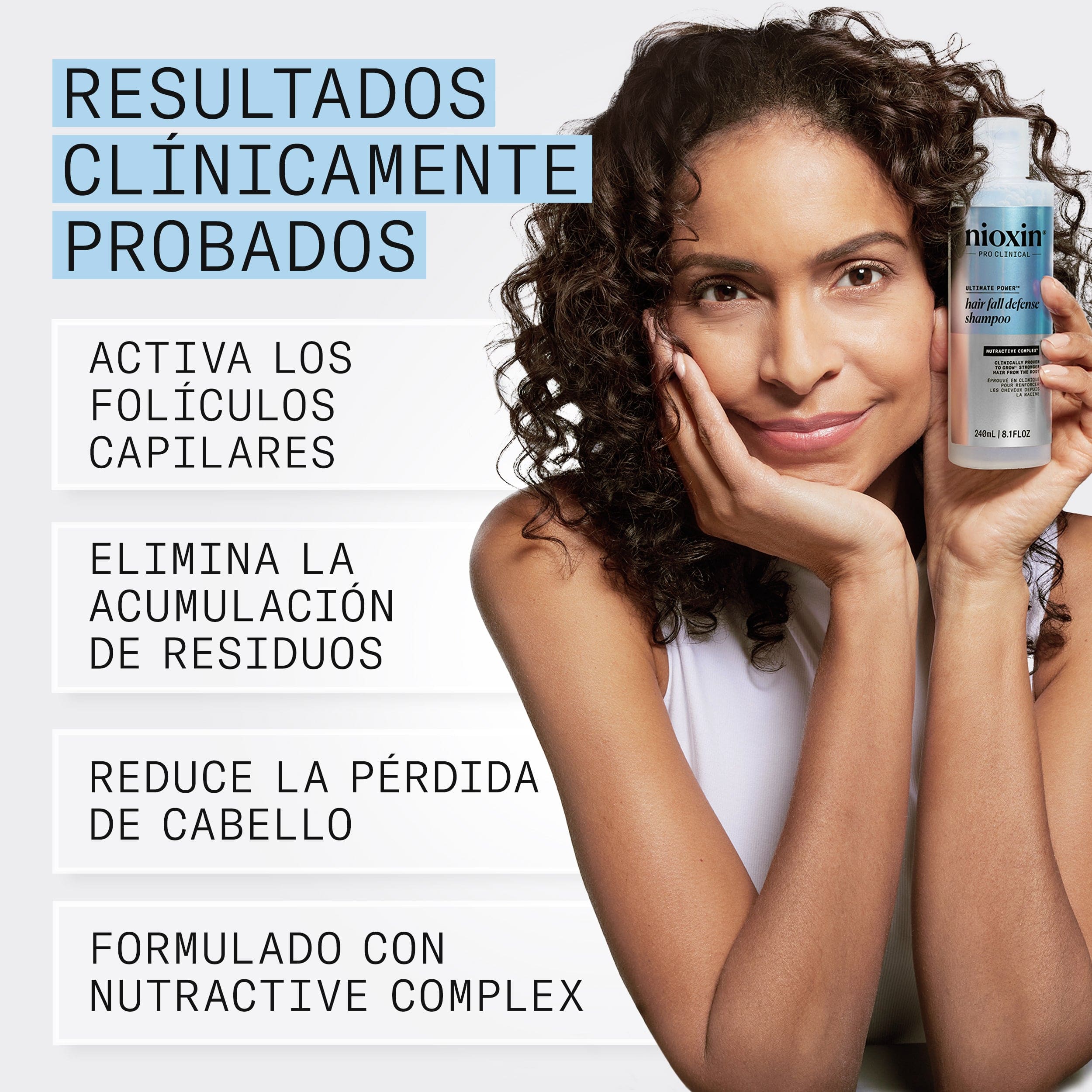 Nioxin Tratamiento ANTI HAIR LOSS Champú Anticaída 240ml Roberta Beauty Club Tienda Online Productos de Peluqueria