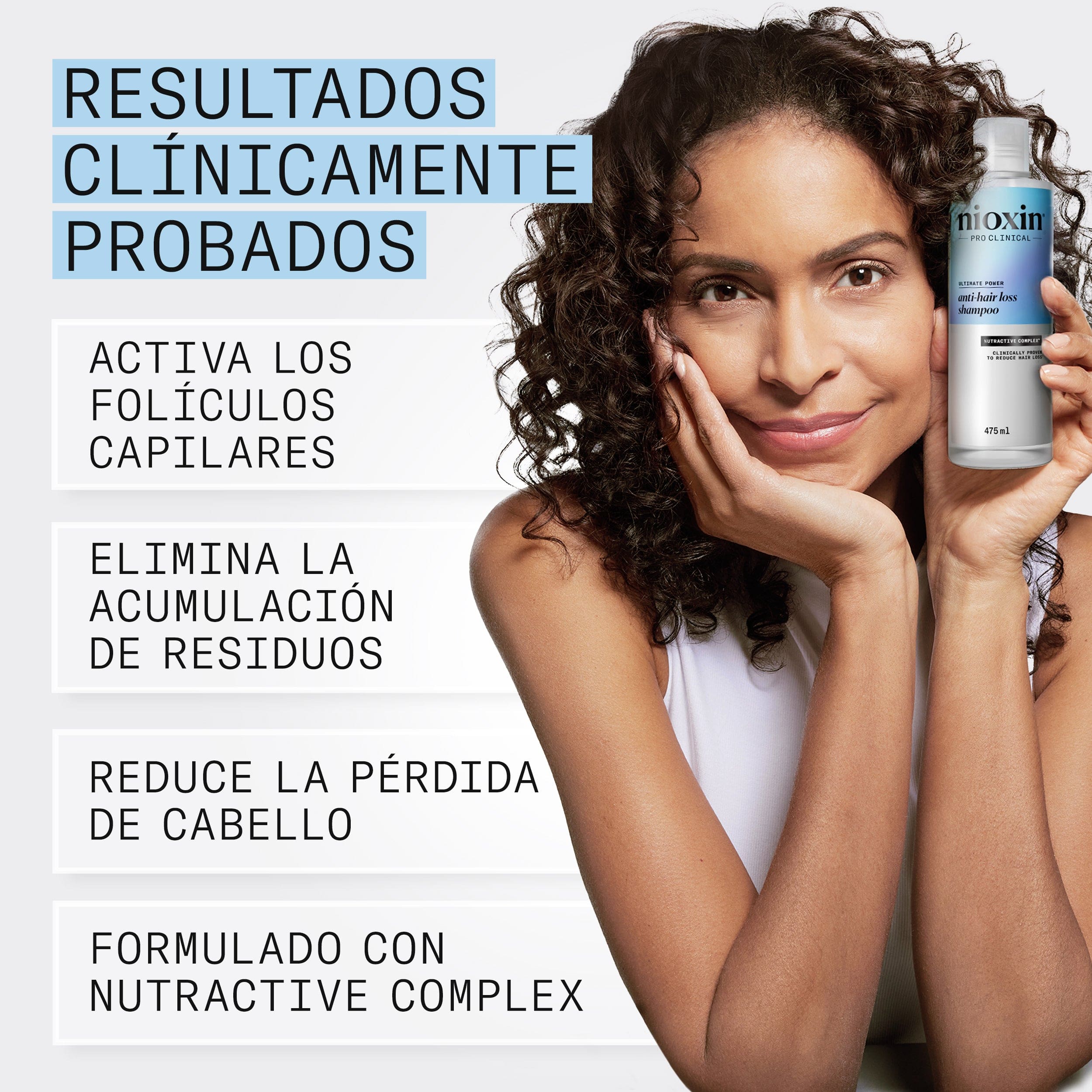 Nioxin Tratamiento ANTI HAIR LOSS Champú Anticaída 475 ml Roberta Beauty Club Tienda Online Productos de Peluqueria