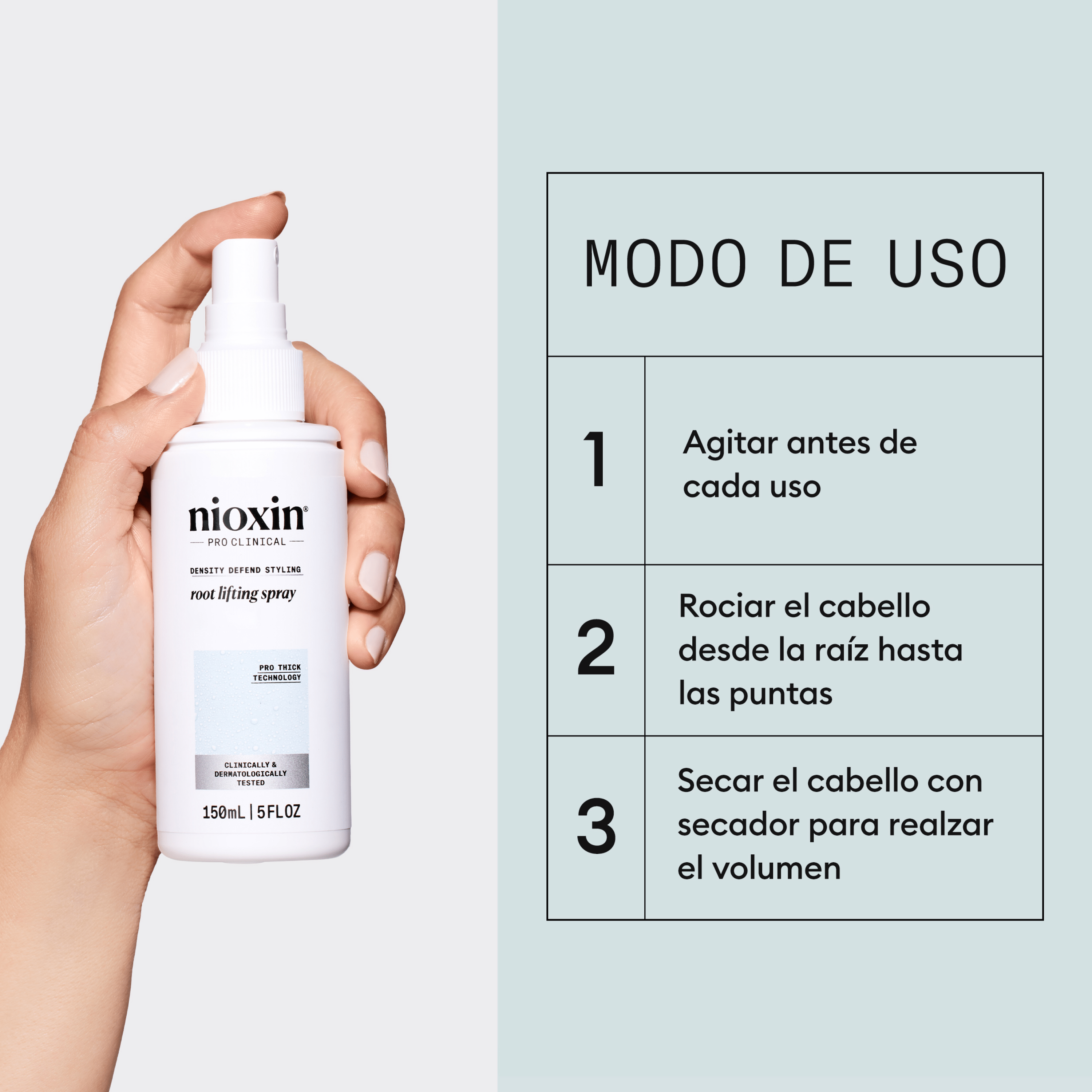 Nioxin Tratamiento ROOT LIFTING Spray Levantamiento de Raíces 150 ml Roberta Beauty Club Tienda Online Productos de Peluqueria