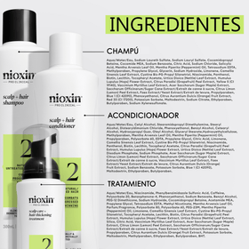 Nioxin Tratamiento SYSTEM 2 Kit Champú 300ml + Acondicionador 300ml +Tratamiento 100ml Roberta Beauty Club Tienda Online Productos de Peluqueria