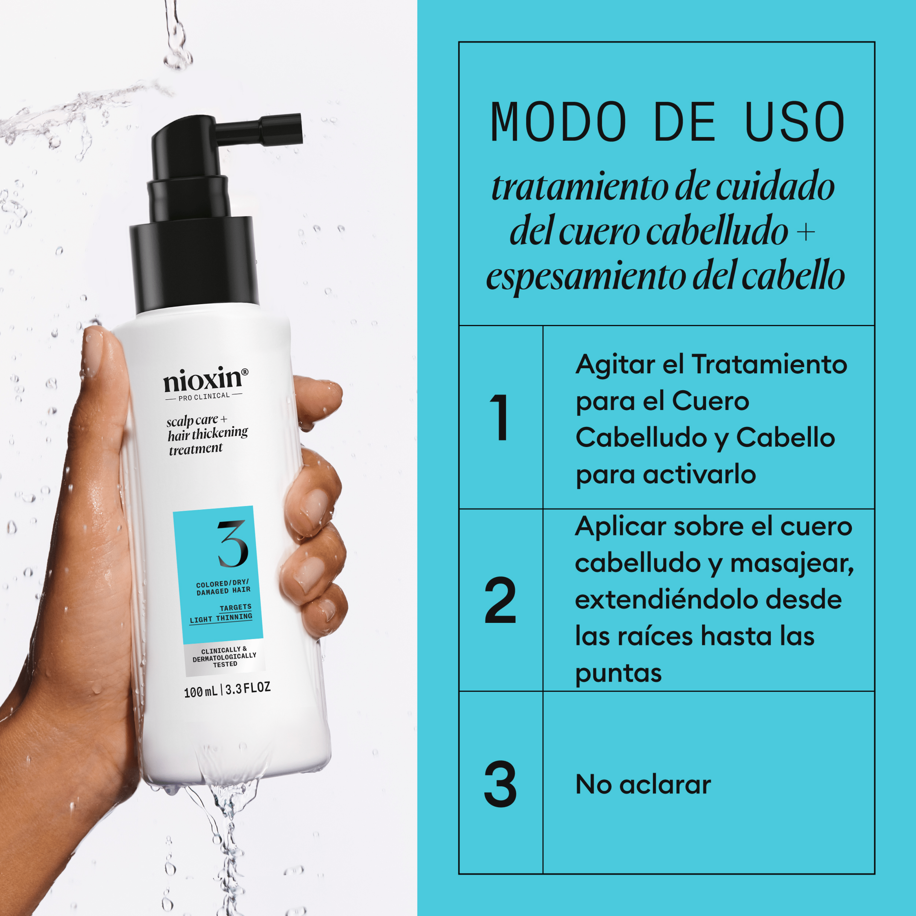 Nioxin Tratamiento SYSTEM 3 Treatment -Paso 3-100ml Roberta Beauty Club Tienda Online Productos de Peluqueria