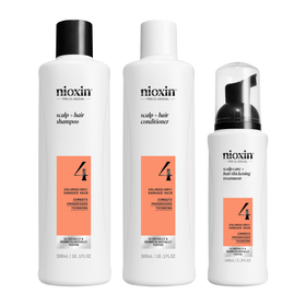 SYSTEM 4 Kit Shampoo 300ml + Condicionador 300ml + Tratamento 100ml