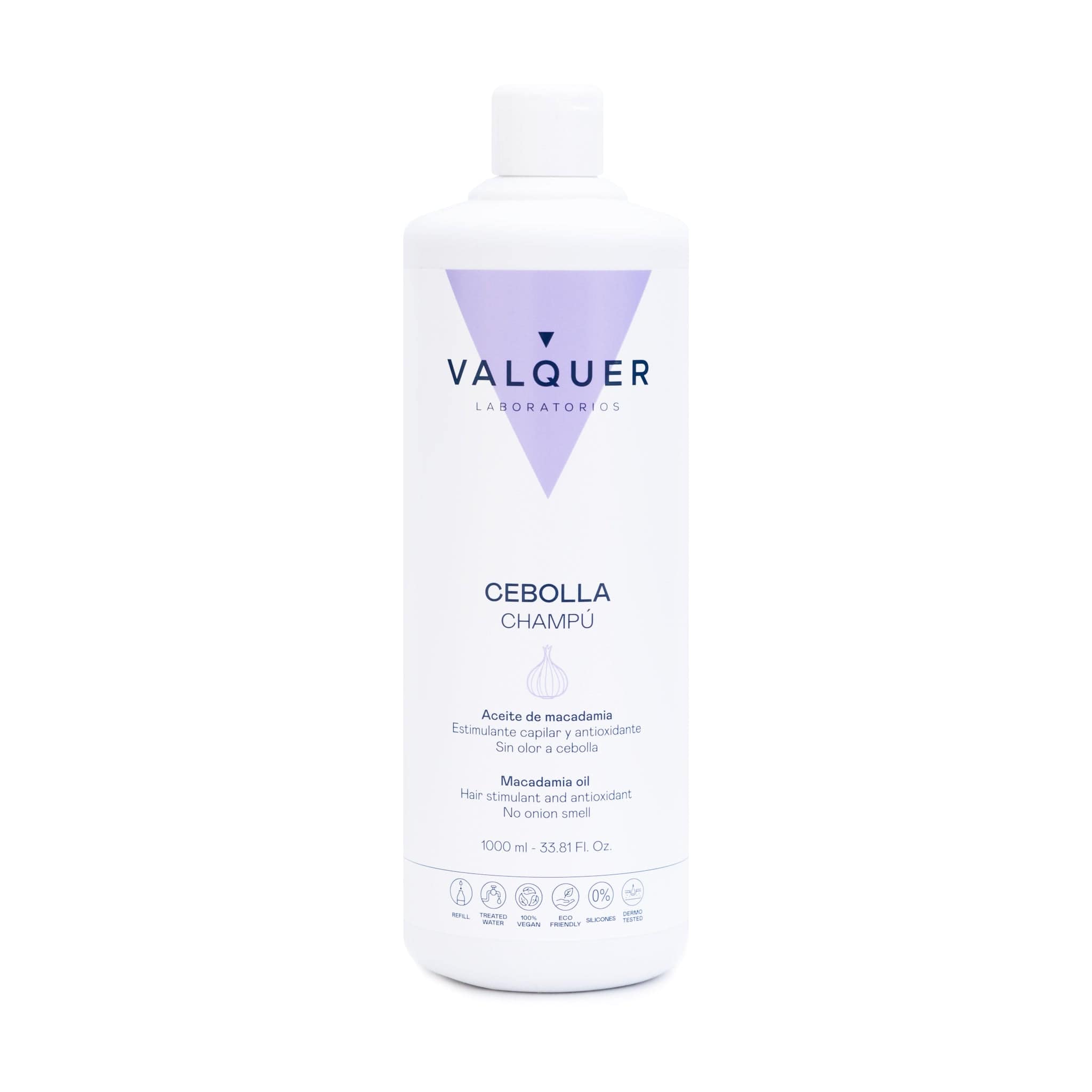 Valquer Champu VALQUER CHAMPU DE CEBOLLA 1000 ML Roberta Beauty Club Tienda Online Productos de Peluqueria