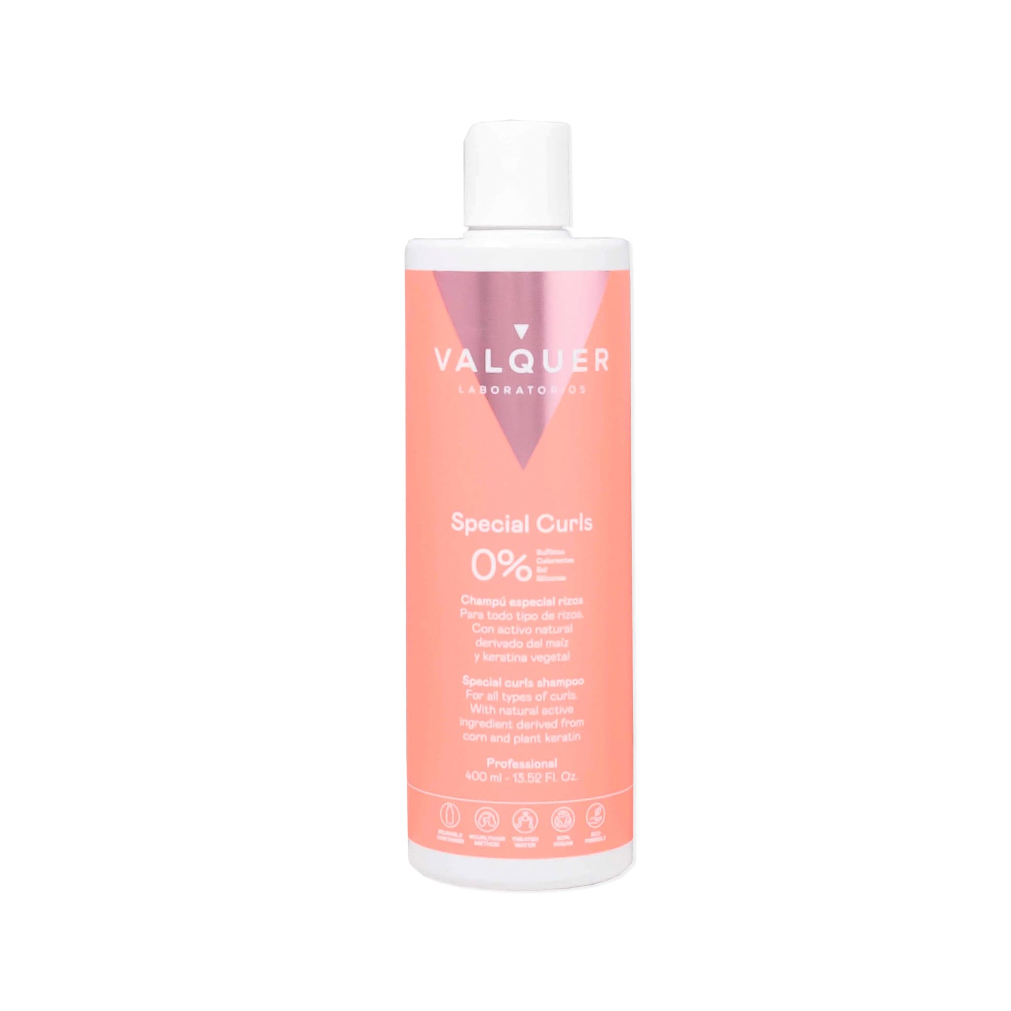 Valquer Champú VALQUER CHAMPU ESPECIAL RIZOS 400 ML Roberta Beauty Club Tienda Online Productos de Peluqueria