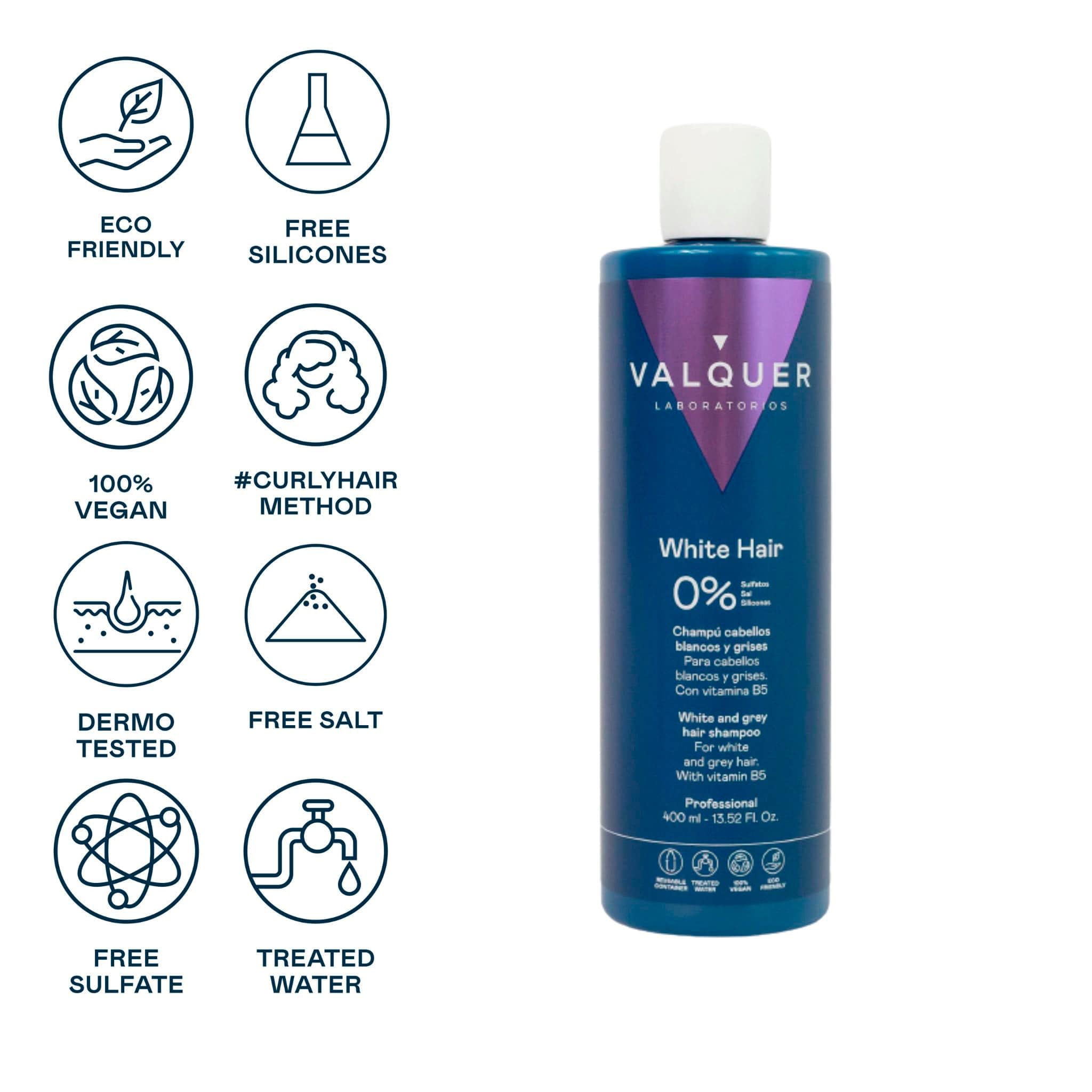 Valquer Champú VALQUER CHAMPU SILVER PLATINUM 400 ML Roberta Beauty Club Tienda Online Productos de Peluqueria