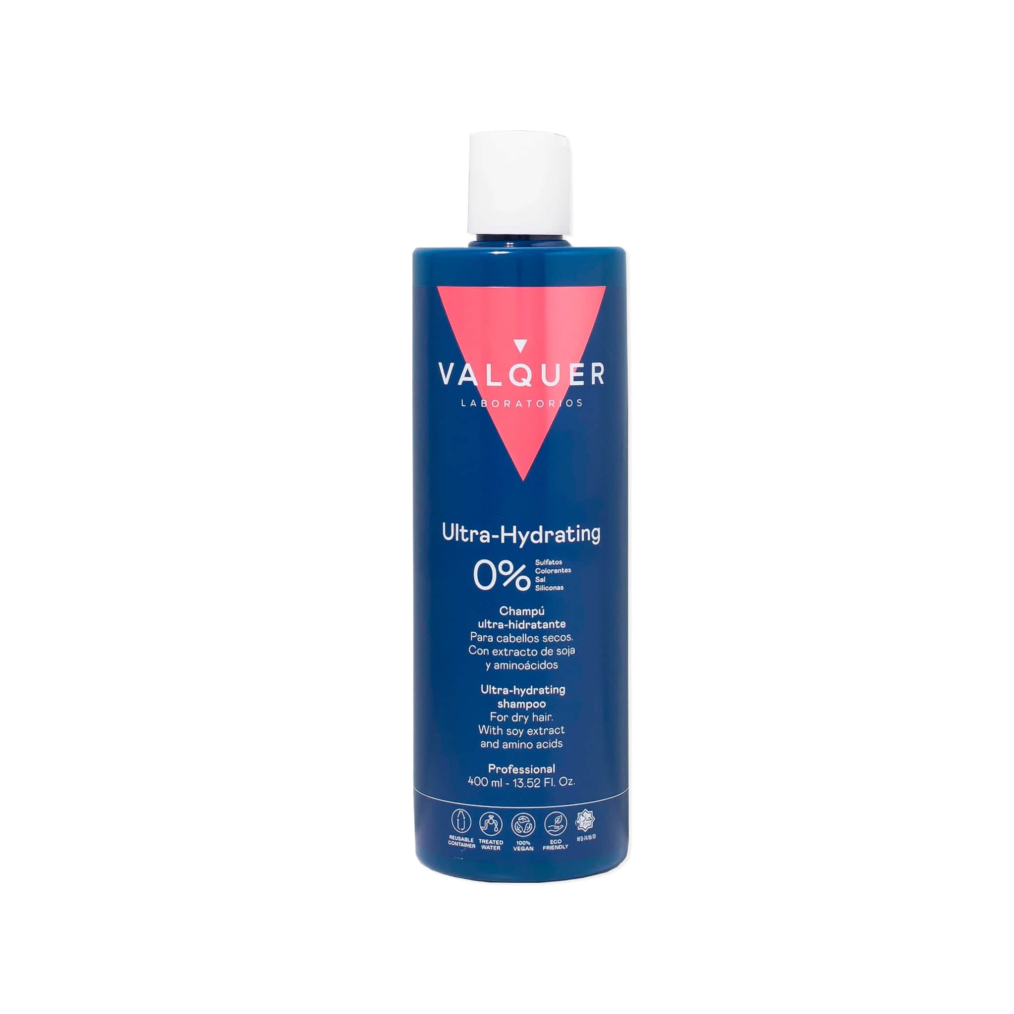 Valquer Champù VALQUER CHAMPU ULTRAHIDRATANTE, CABELLOS SECOS 400 ML Roberta Beauty Club Tienda Online Productos de Peluqueria