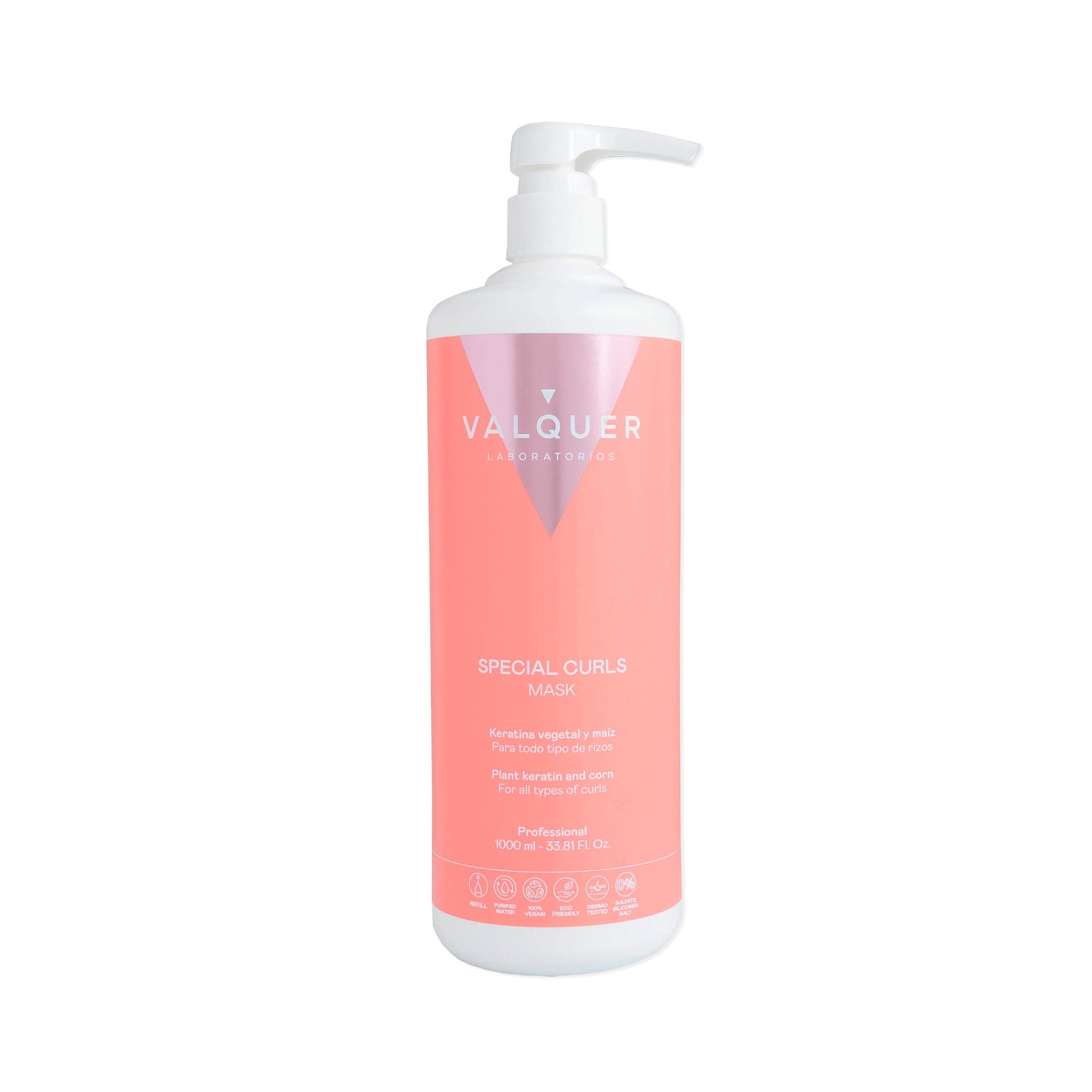 Valquer Mascarilla Capilar VALQUER MASCARILLA ESPECIAL RIZOS 975 ML Roberta Beauty Club Tienda Online Productos de Peluqueria