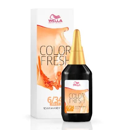 Wella Tinte Color Fresh 06/34 Rubio Oscuro Dorado Cobrizo_75ml Roberta Beauty Club Tienda Online Productos de Peluqueria