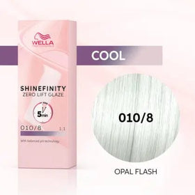 Shinefinity Wella 010/8 Rubio Claro Ceniza Ópalo -60ML