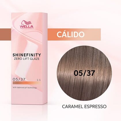 Wella Tinte Shinefinity Wella 05/37 Castaño Claro Dorado Marrón -60ML Roberta Beauty Club Tienda Online Productos de Peluqueria