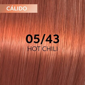 Wella Tinte Shinefinity Wella 05/43 Castaño Claro Cobrizo Dorado -60ML Roberta Beauty Club Tienda Online Productos de Peluqueria