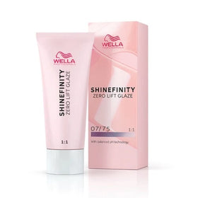 Shinefinity Wella 07/75 Rubio Medio Marrón Caoba -60ML