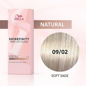 Wella Tinte Shinefinity Wella 09/02 Rubio Muy Claro Natural Mate -60ML Roberta Beauty Club Tienda Online Productos de Peluqueria