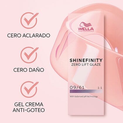 Wella Tinte Shinefinity Wella 09/65 Rubio Muy Claro Violeta Caoba -60ML Roberta Beauty Club Tienda Online Productos de Peluqueria