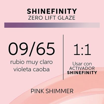 Wella Tinte Shinefinity Wella 09/65 Rubio Muy Claro Violeta Caoba -60ML Roberta Beauty Club Tienda Online Productos de Peluqueria